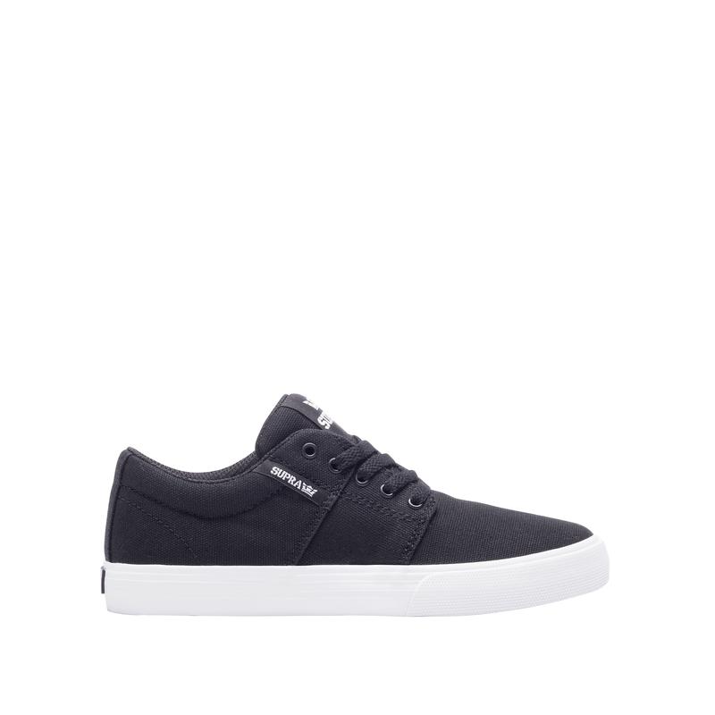 Zapatillas Bajas Supra Argentina Niños - STACKS II VULC Negras (DUCNY-5610)